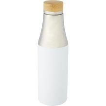 Hulan 540 ml Kupfer-Vakuum Isolierflasche mit Bambusdeckel (Weiss) (Art.-Nr. CA277868)