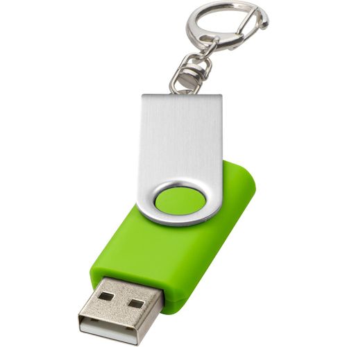 Rotate mit Schlüsselanhänger USB-Stick (Art.-Nr. CA278757) - Klassisches Modell. Schutz durch drehbar...