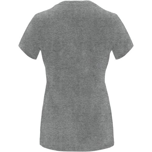 Capri T-Shirt für Damen (Art.-Nr. CA281045) - Tailliertes kurzärmeliges T-Shirt f...