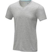 Kawartha T-Shirt für Herren mit V-Ausschnitt (grau meliert) (Art.-Nr. CA281110)