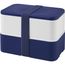 MIYO Doppel-Lunchbox (blau, weiss) (Art.-Nr. CA282202)