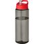 H2O Active® Eco Vibe 850 ml Sportflasche mit Ausgussdeckel (kohle, rot) (Art.-Nr. CA287335)