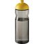 H2O Active® Eco Base 650 ml Sportflasche mit Stülpdeckel (kohle, gelb) (Art.-Nr. CA293881)