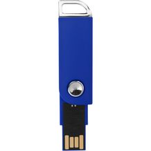 Swivel Rectangular USB-Stick (blau) (Art.-Nr. CA294285)