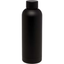 Spring 500 ml RCS-zertifizierte Kupfer-Vakuum Isolierflasche aus recyceltem Edelstahl (Schwarz) (Art.-Nr. CA297469)