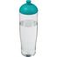 H2O Active® Tempo 700 ml Sportflasche mit Stülpdeckel (transparent, aquablau) (Art.-Nr. CA298402)