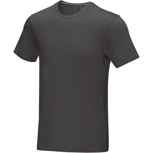Azurite T-Shirt aus GOTS-zertifizierter Bio-Baumwolle für Herren (Art.-Nr. CA299218) - Das kurzärmelige GOTS-Bio-T-Shirt f...