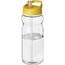 H2O Active® Base 650 ml Sportflasche mit Ausgussdeckel (transparent, gelb) (Art.-Nr. CA299446)