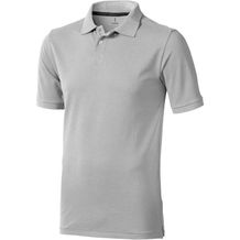 Calgary Poloshirt für Herren (grau meliert) (Art.-Nr. CA299489)