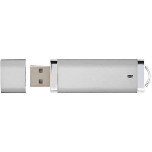 Flat USB-Stick (Art.-Nr. CA300548) - Flat USB-Stick. Die silbernen Details...