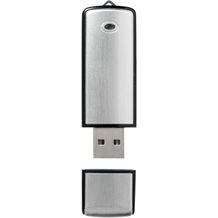 Square 4 GB USB-Stick (silber / schwarz) (Art.-Nr. CA301272)