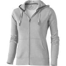 Arora Kapuzensweatjacke für Damen (grau meliert) (Art.-Nr. CA304790)