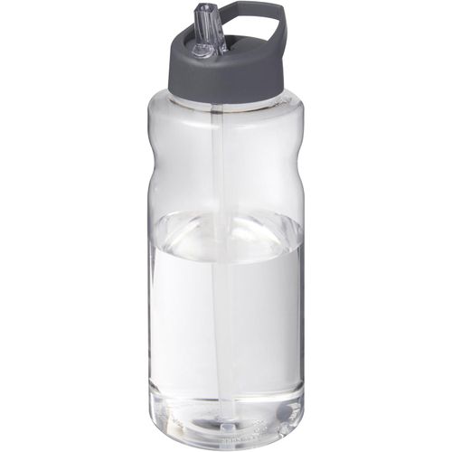 H2O Active® Big Base 1L Sportflasche mit Ausgussdeckel (Art.-Nr. CA304927) - Einwandige Sportflasche mit ergonomische...