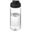 H2O Active® Octave Tritan 600-ml-Sportflasche mit Klappdeckel (transparent klar, schwarz) (Art.-Nr. CA305020)