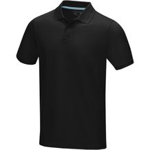 Graphite Poloshirt aus Bio-Baumwolle für Herren (Schwarz) (Art.-Nr. CA305597)