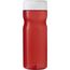 H2O Active® Eco Base 650 ml Sportflasche mit Drehdeckel (rot, weiss) (Art.-Nr. CA305700)