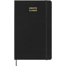 Moleskine Hardcover Wochenplaner L, undatiert (Schwarz) (Art.-Nr. CA306989)