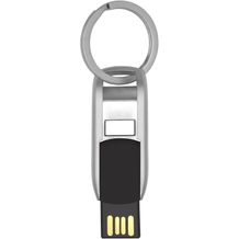 Flip USB Stick (schwarz, silber) (Art.-Nr. CA309790)