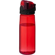 Capri 700 ml Tritan Sportflasche (transparent rot) (Art.-Nr. CA310412)