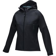 Coltan Softshelljacke aus recyceltem Material für Damen (Schwarz) (Art.-Nr. CA311048)