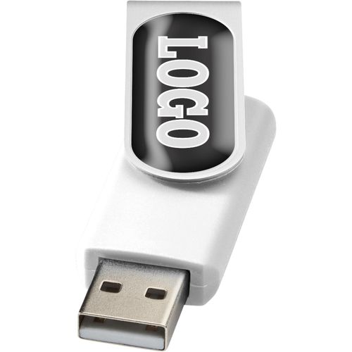 Rotate Doming USB-Stick (Art.-Nr. CA311099) - Klassisches Modell mit einem Doming...