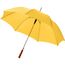 Lisa 23" Automatikregenschirm mit Holzgriff (gelb) (Art.-Nr. CA313988)
