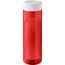 H2O Active® Eco Vibe 850 ml Wasserflasche mit Drehdeckel (rot, weiss) (Art.-Nr. CA314639)