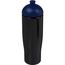H2O Active® Tempo 700 ml Sportflasche mit Stülpdeckel (schwarz, blau) (Art.-Nr. CA316987)