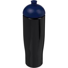H2O Active® Tempo 700 ml Sportflasche mit Stülpdeckel (schwarz, blau) (Art.-Nr. CA316987)