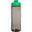 H2O Active® Eco Treble 750 ml Sportflasche mit Stülpdeckel (kohle, grün) (Art.-Nr. CA320619)