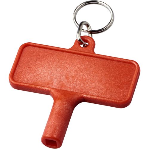 Largo Kunststoff Heizkörperschlüssel mit Schlüsselanhänger (Art.-Nr. CA323145) - Universalschlüssel mit Schlüsselanhän...