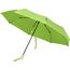 Birgit 21'' faltbarer winddichter Regenschirm aus recyceltem PET (lindgrün) (Art.-Nr. CA324569)