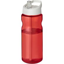 H2O Active® Base Tritan 650 ml Sportflasche mit Ausgussdeckel (rot, weiss) (Art.-Nr. CA326232)