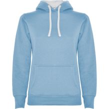 Urban Kapuzenpullover für Damen (himmelblau, weiss) (Art.-Nr. CA326966)