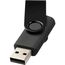 Rotate-Metallic 4 GB USB-Stick (Schwarz) (Art.-Nr. CA329026)