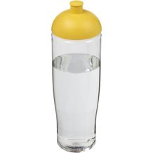 H2O Active® Tempo 700 ml Sportflasche mit Stülpdeckel (transparent, gelb) (Art.-Nr. CA329169)
