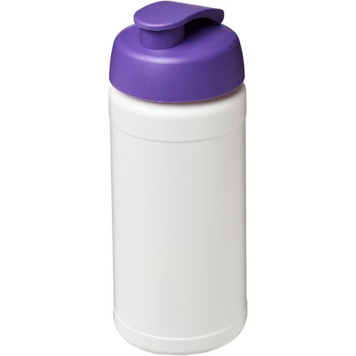 Baseline® Plus 500 ml Sportflasche mit Klappdeckel (Art.-Nr. CA329716) - Einwandige Sportflasche. Verfügt üb...