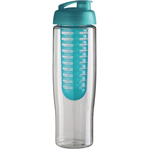 H2O Active® Tempo 700 ml Sportflasche mit Klappdeckel und Infusor (Art.-Nr. CA332468) - Einwandige Sportflasche mit einem...