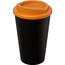 Americano® 350 ml Isolierbecher (orange, schwarz) (Art.-Nr. CA333935)