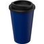 Americano® recycelter isolierter 350 ml Becher (blau, schwarz) (Art.-Nr. CA334356)