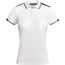 Tamil Sport Poloshirt für Damen (weiss, schwarz) (Art.-Nr. CA337010)