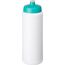 Baseline® Plus grip 750 ml Sportflasche mit Sportdeckel (weiss, aquablau) (Art.-Nr. CA337365)