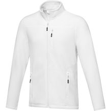 Amber GRS recycelte Fleecejacke für Herren (Weiss) (Art.-Nr. CA338824)