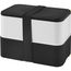 MIYO Doppel-Lunchbox (schwarz, weiss) (Art.-Nr. CA339601)