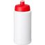 Baseline® Plus 500 ml Flasche mit Sportdeckel (weiss, rot) (Art.-Nr. CA340965)