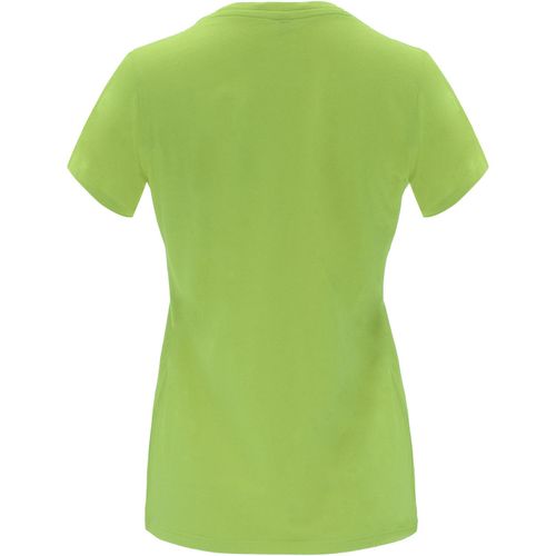 Capri T-Shirt für Damen (Art.-Nr. CA341194) - Tailliertes kurzärmeliges T-Shirt f...