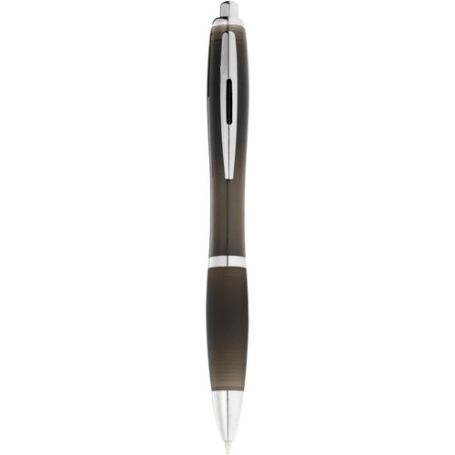 Nash Kugelschreiber farbig mit schwarzem Griff (Art.-Nr. CA344212) - Kugelschreiber mit Klickmechanismus und...