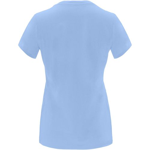 Capri T-Shirt für Damen (Art.-Nr. CA344401) - Tailliertes kurzärmeliges T-Shirt f...