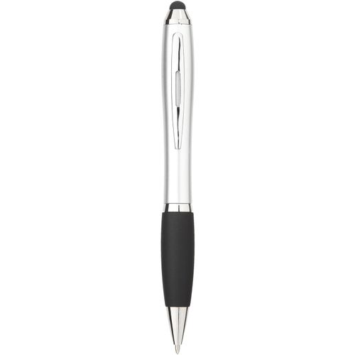 Nash Stylus Kugelschreiber farbig mit schwarzem Griff (Art.-Nr. CA344455) - Stylus Kugelschreiber mit Drehmechanismu...