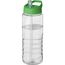 H2O Active® Treble 750 ml Sportflasche mit Ausgussdeckel (transparent, grün) (Art.-Nr. CA345034)